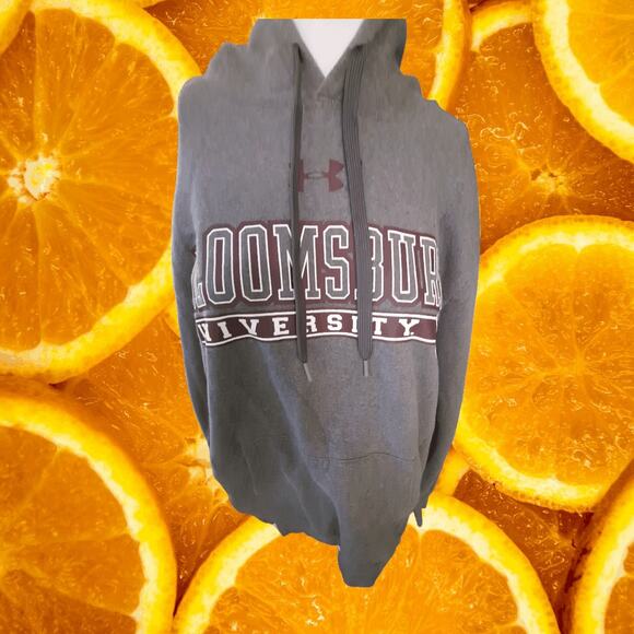 Under Armour Bloomsburg University Hoodie Sweatshirt Size Large‎ Loose - Picture 1 of 6